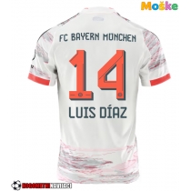 Moške Nogometnih dresov Bayern Munich Luis Diaz #14 Gostujoči 2025-26 Kratki rokavi